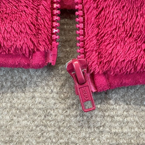 Wake Forest Deacs Fleece Sweater Jacket Women's 2XL Pink Champion Full Zip Mock - Picture 4 of 15